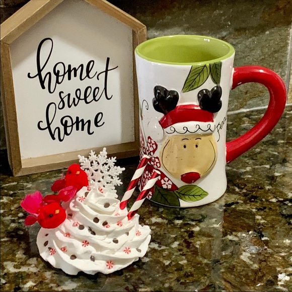 Handmade Mug Topper with Mug. - Picture 2 of 3